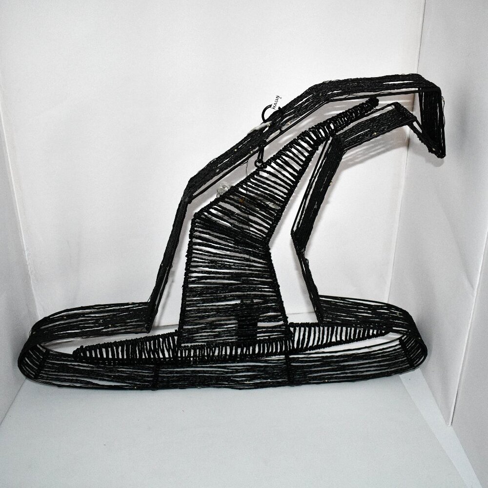 Grandinroad Pre-lit Hanging Witch Hat #183992 NIB